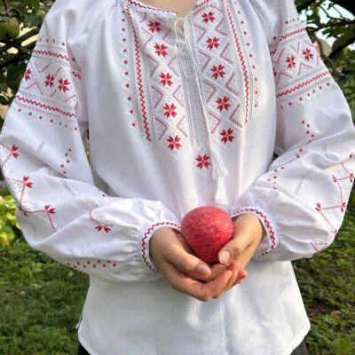 Жіноча вишиванка, Ручна вишивка